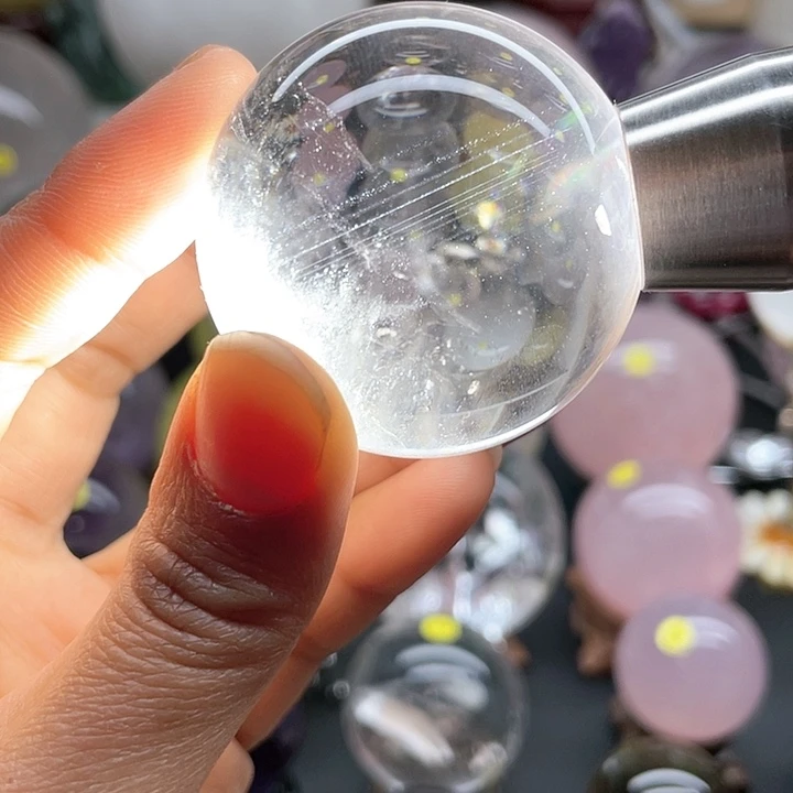 水晶天然水晶白卡4.73流星雨未镶嵌