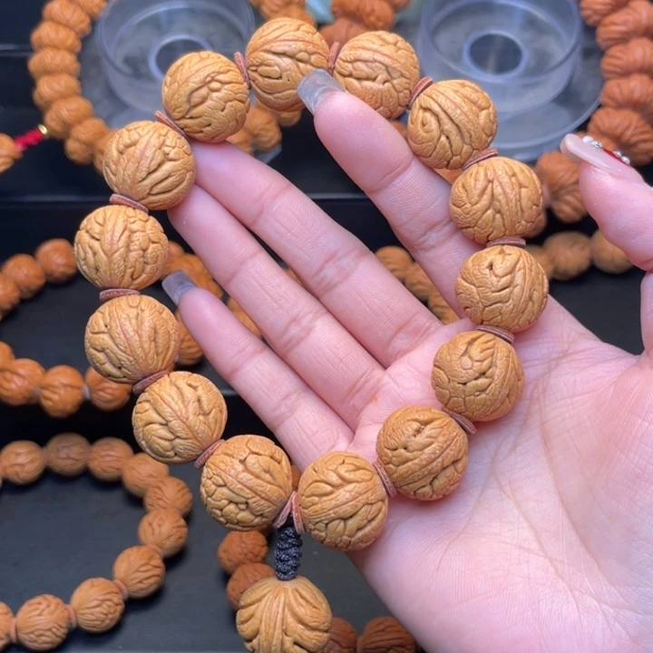 桃核手串淄****子20尺寸龙珠（24号链接）