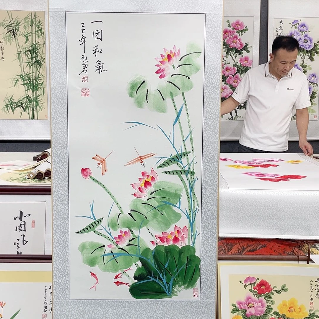 国画手绘画绘画作品