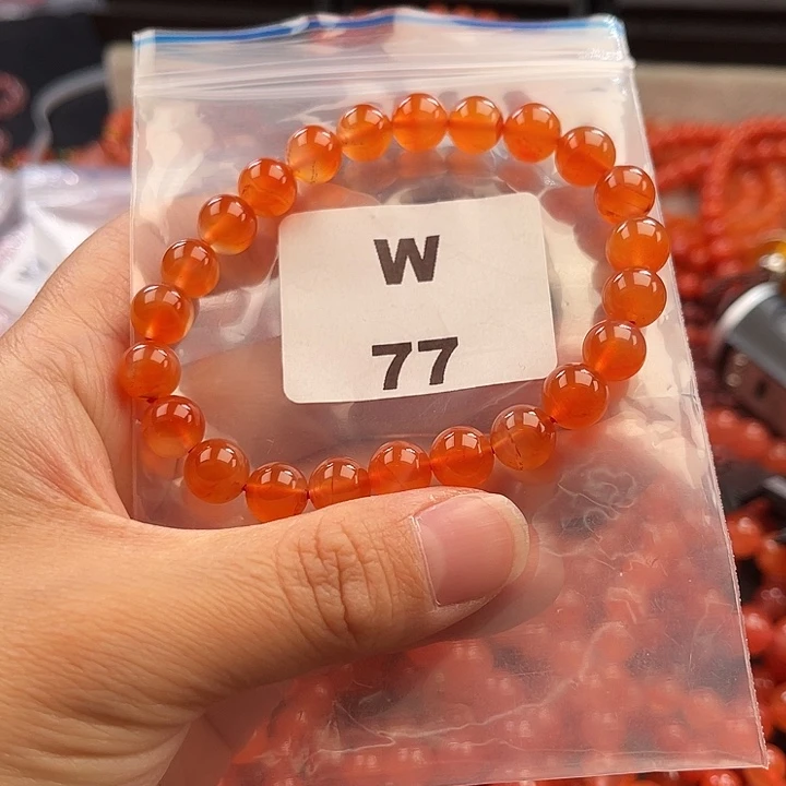 南红玛瑙未镶嵌多样性发货默认微瑕称重8mm