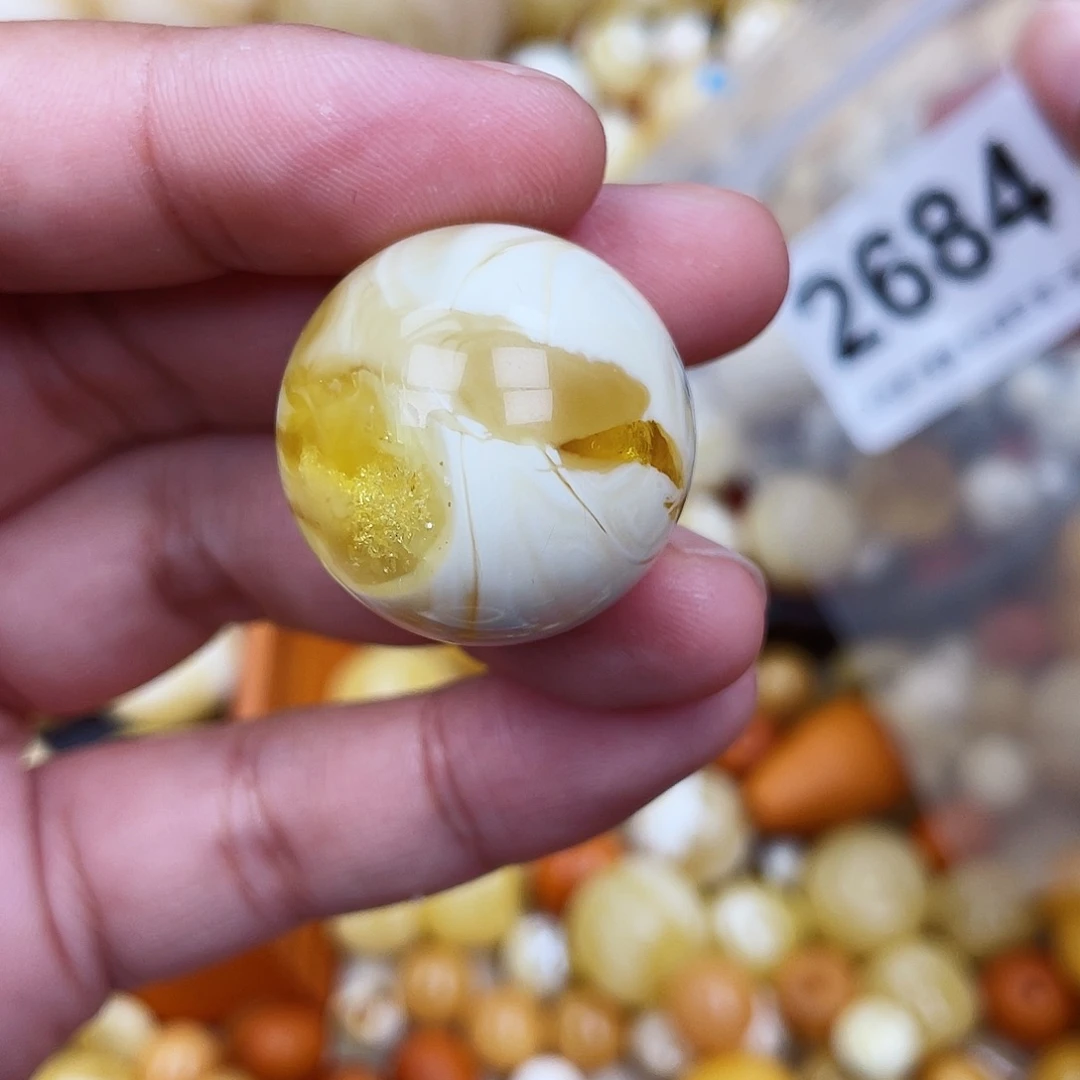 未镶嵌蜜蜡珠宝奇石粉24.8