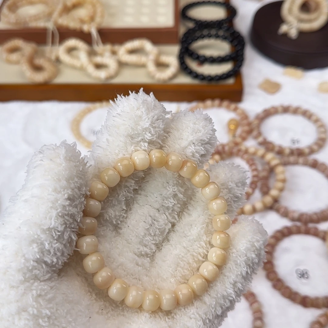 驼骨手串/手链黄透老型8+