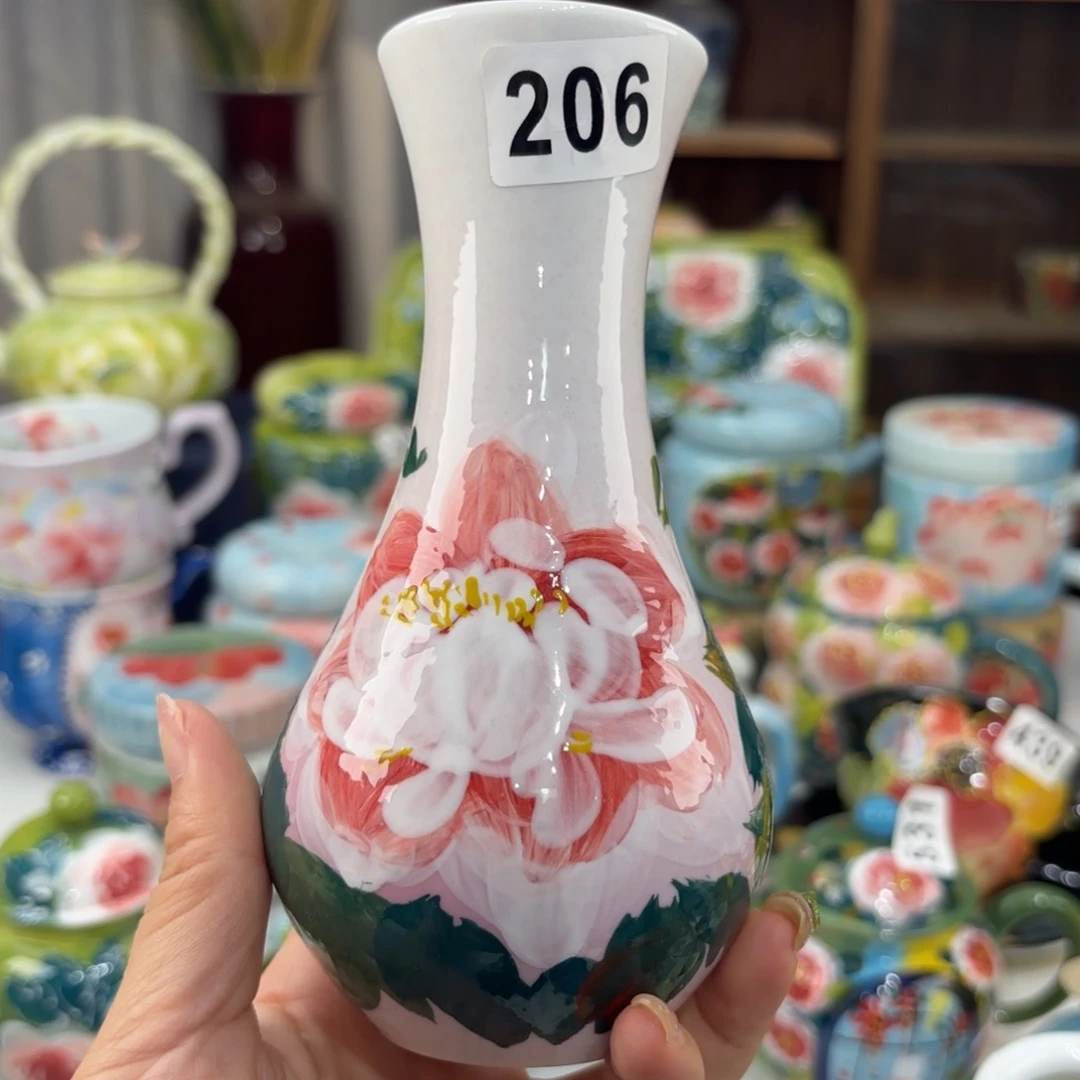 景德镇手绘高温釉下彩陶瓷茶具