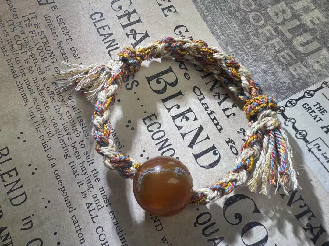 端午节手绳 天然水草玛瑙