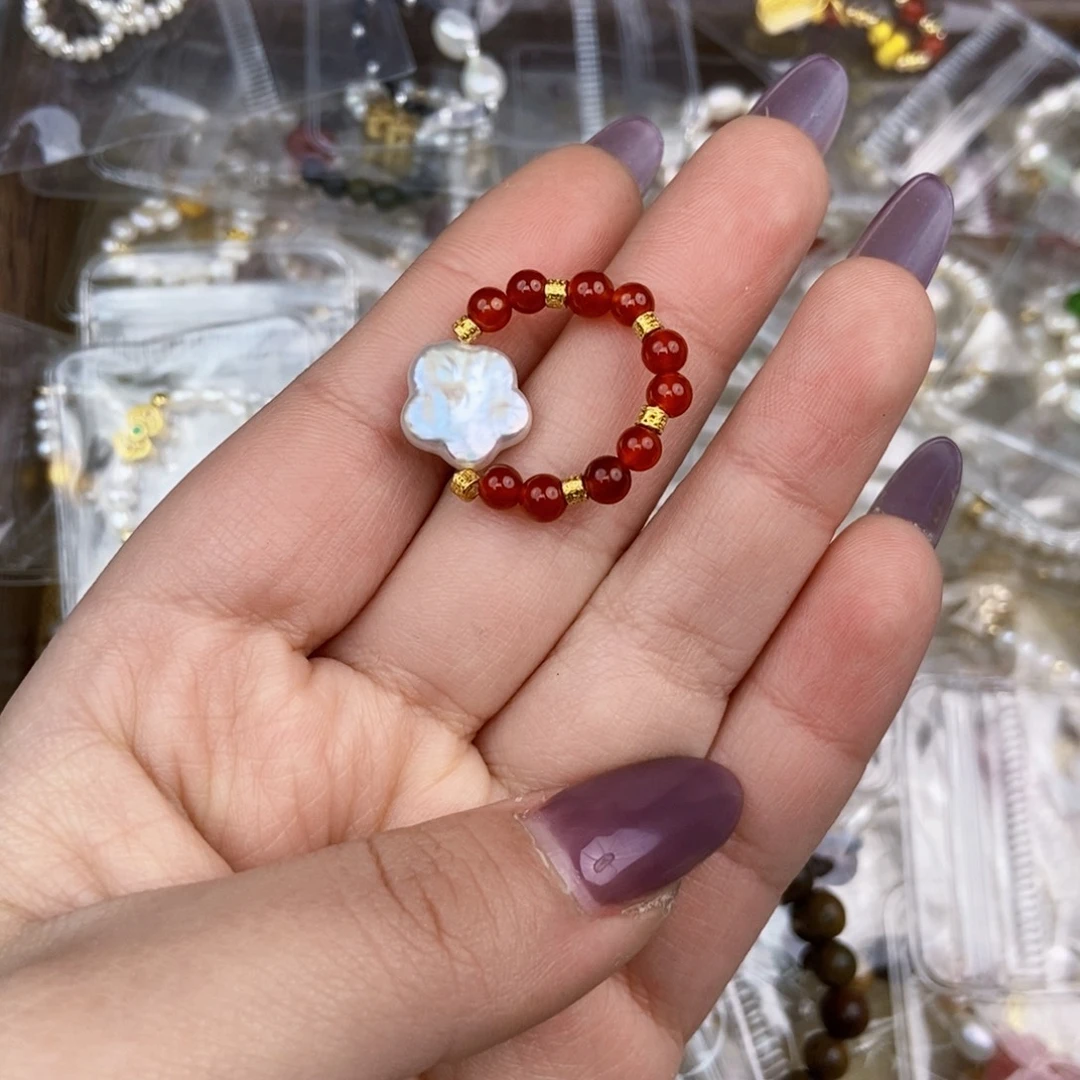 未镶嵌淡水珍珠戒指