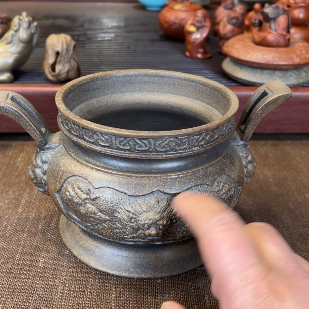 紫砂茶宠9**7紫砂香炉