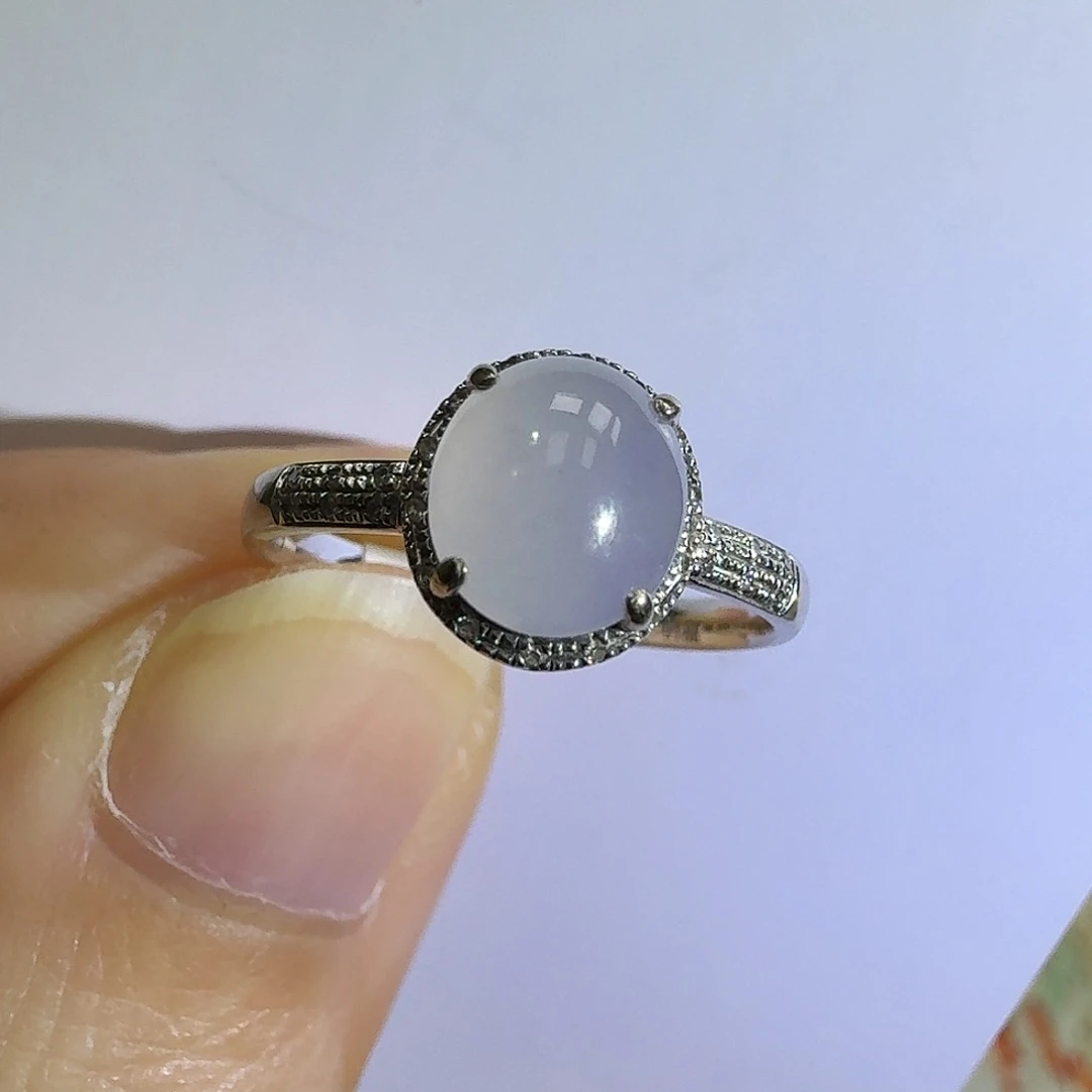 翡翠18K金镶嵌吊坠(不含链)回流