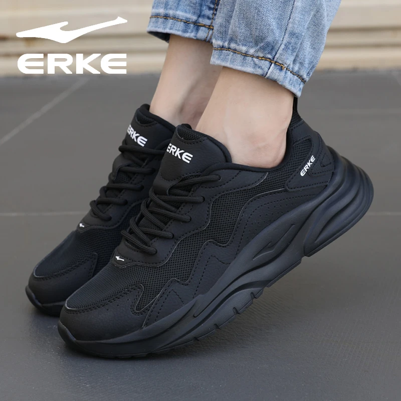 鸿星尔克跑步鞋女款舒适减震软底运动鞋慢跑鞋休闲女鞋子官方正品