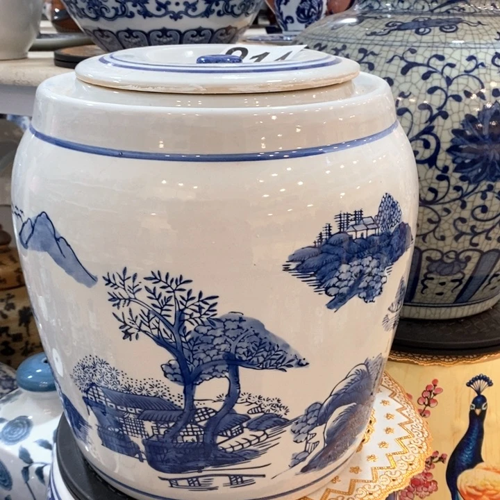 【闪购商品】摆件月*弯陶瓷缸35斤装摆件