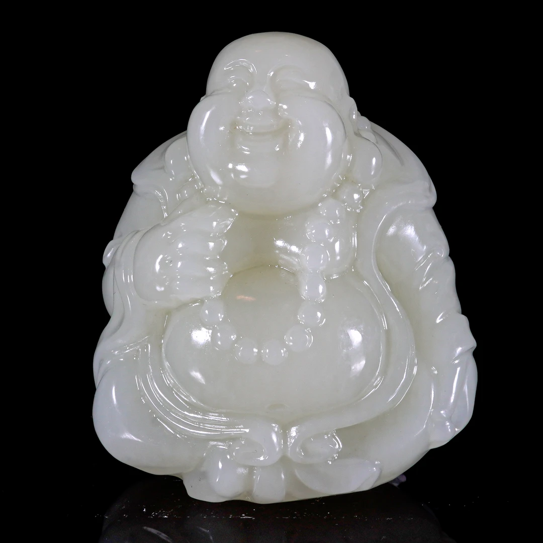 LOT.008和田白玉人物像X1307