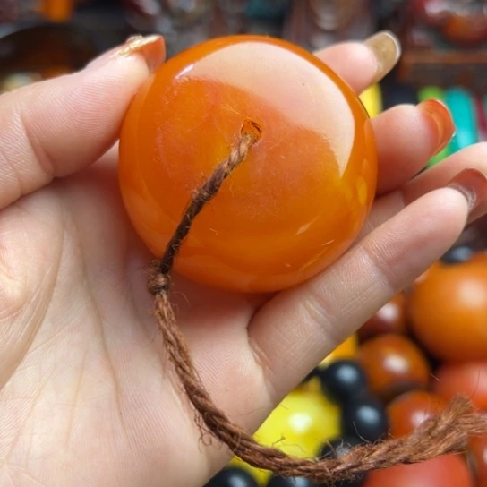 琥珀手串未镶嵌忠*蜜蜡
