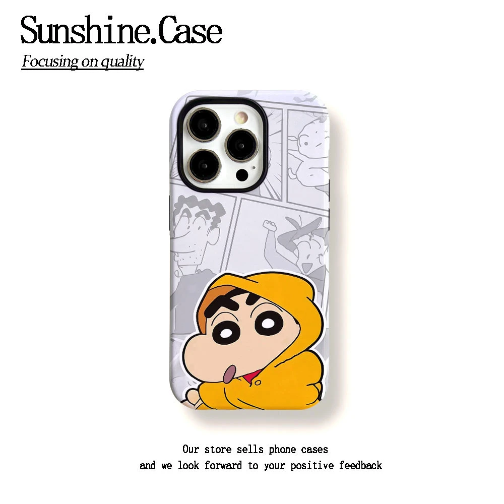 菲林二合一适用苹果华为vivo小米oppo手机壳漫画小新16PRO