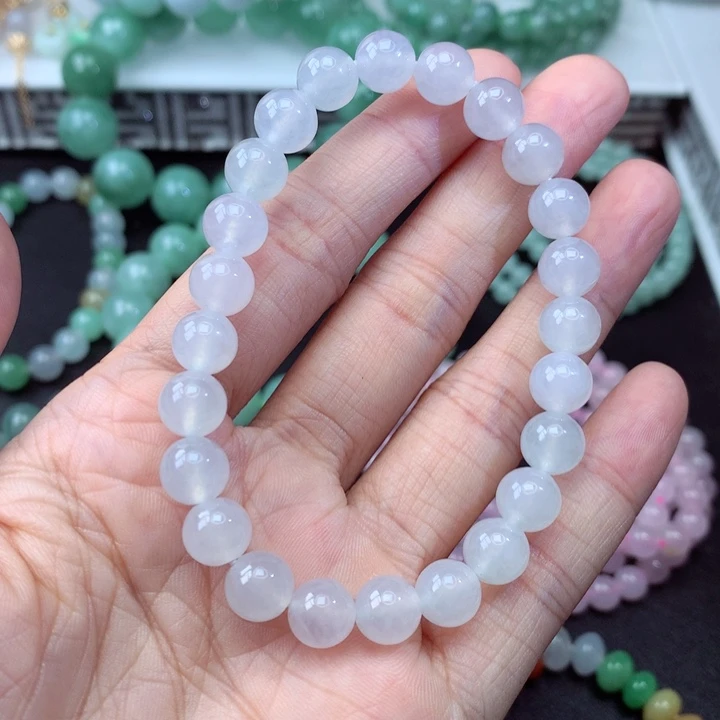 手链翡翠未镶嵌翡翠手串8mm