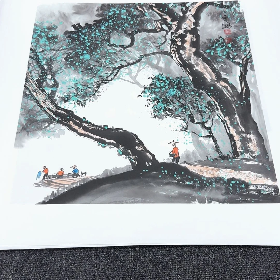 国画【十周年放漏】黄云鸿纯手绘作品50✖️50