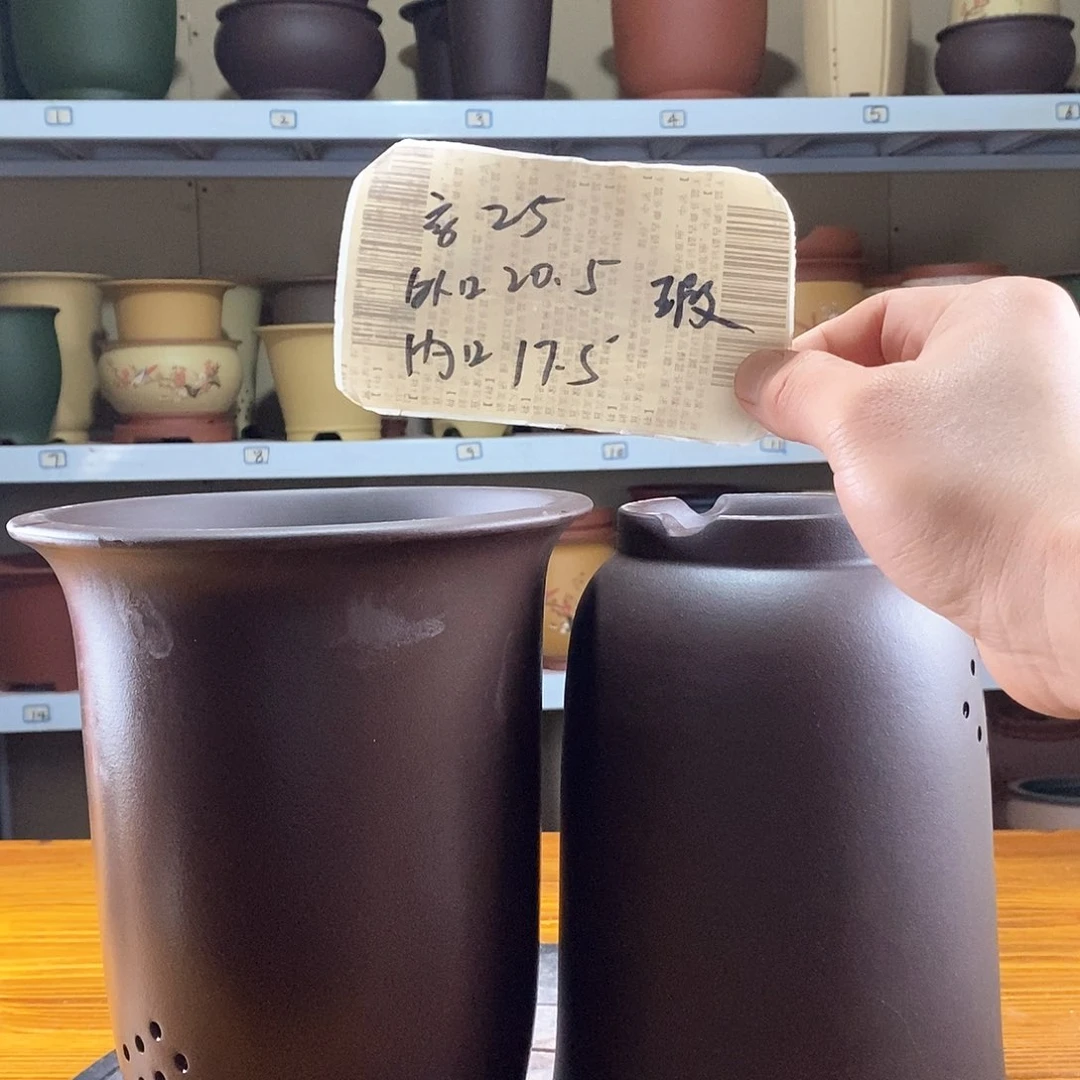 紫砂花盆紫砂兰花盆8