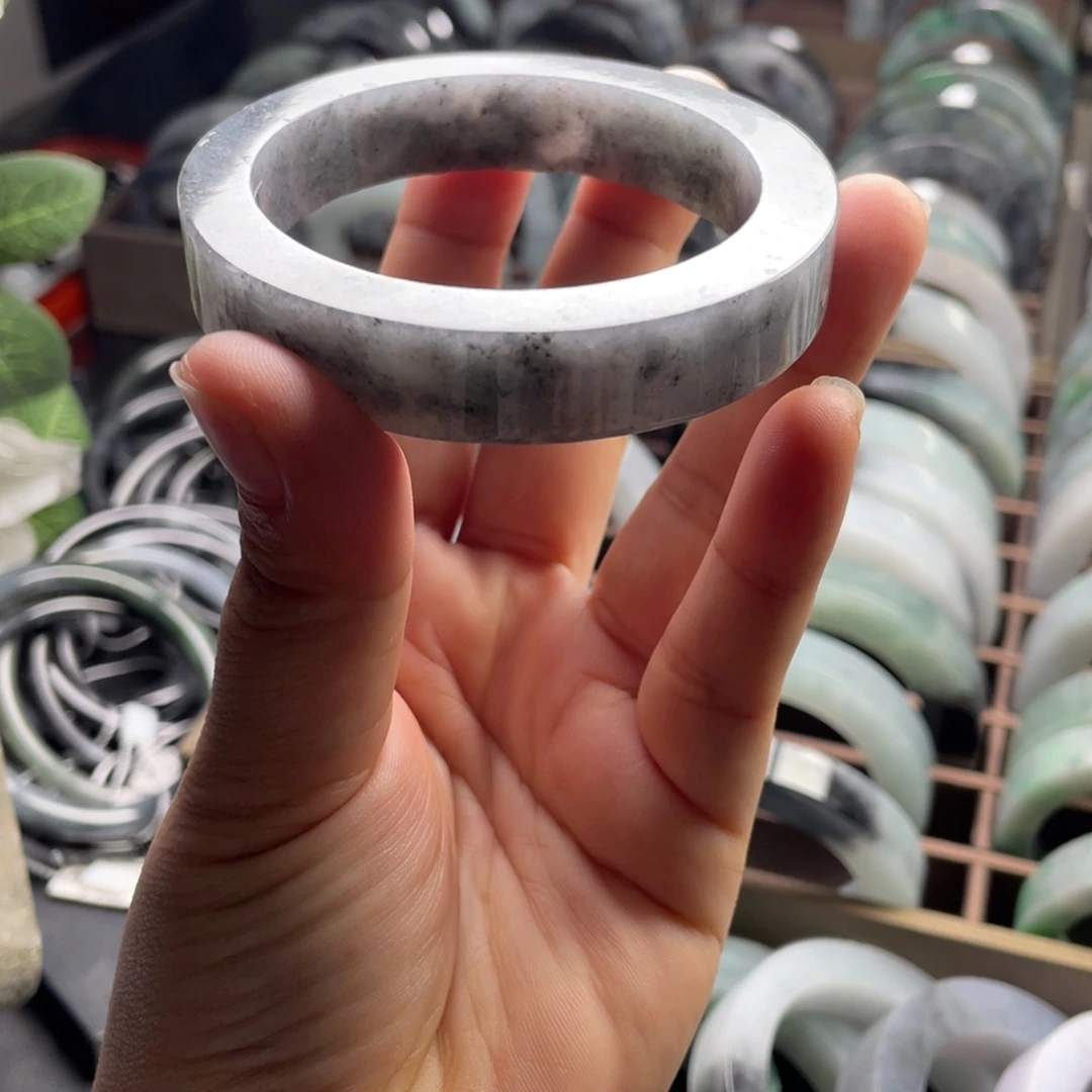 未镶嵌纯天然翡翠手镯定制定制翡翠