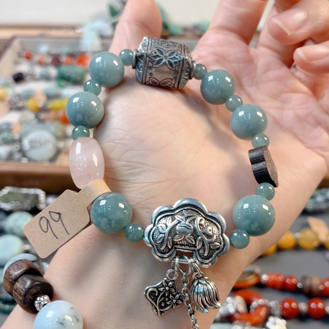 未镶嵌手链翡翠手串