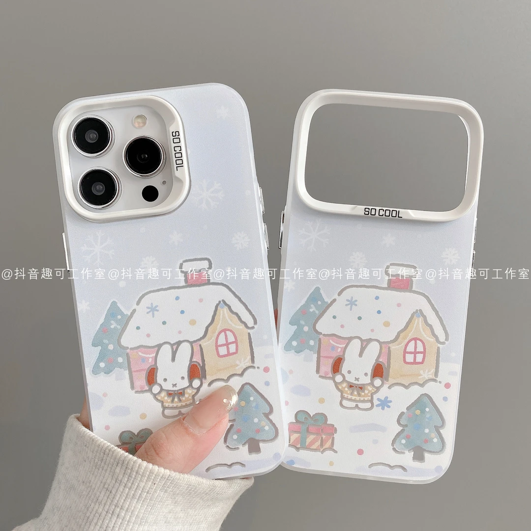 磨砂彩银适用iphone17promax苹果16手机壳15/14/13/12/11华为潮MF