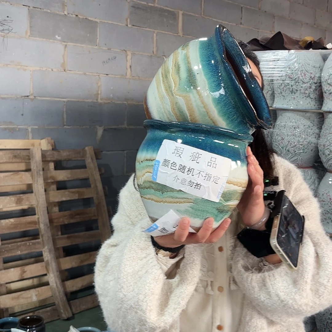 瑕疵两个高18/20红陶