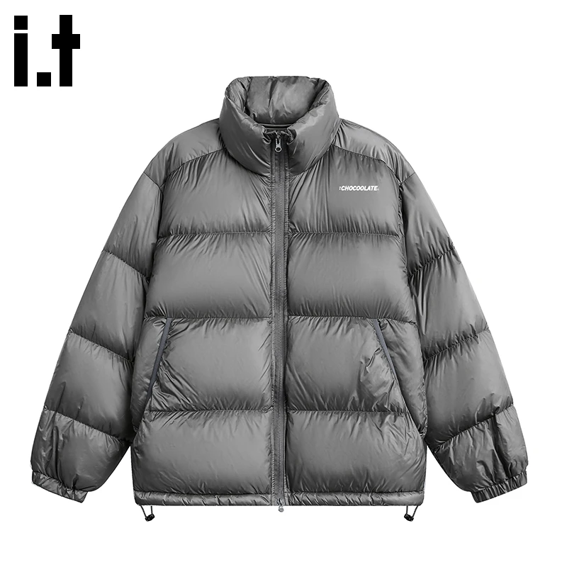 i.t:CHOCOOLATE立领防风羽绒服男款冬季抗寒保暖白鸭绒高级感外套