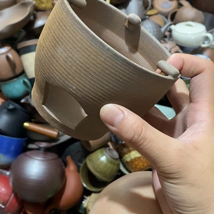 瓷片荷花的小尾巴都要上晚自习