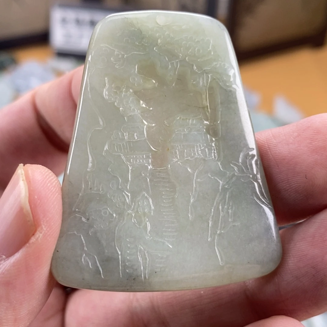 颈饰未镶嵌翡翠翡翠