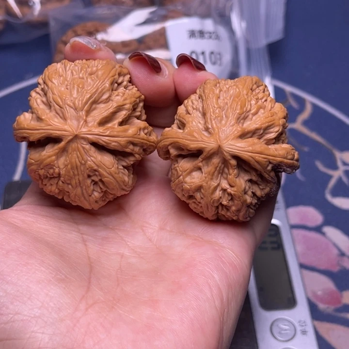 文玩核桃把件粗筋43.0348