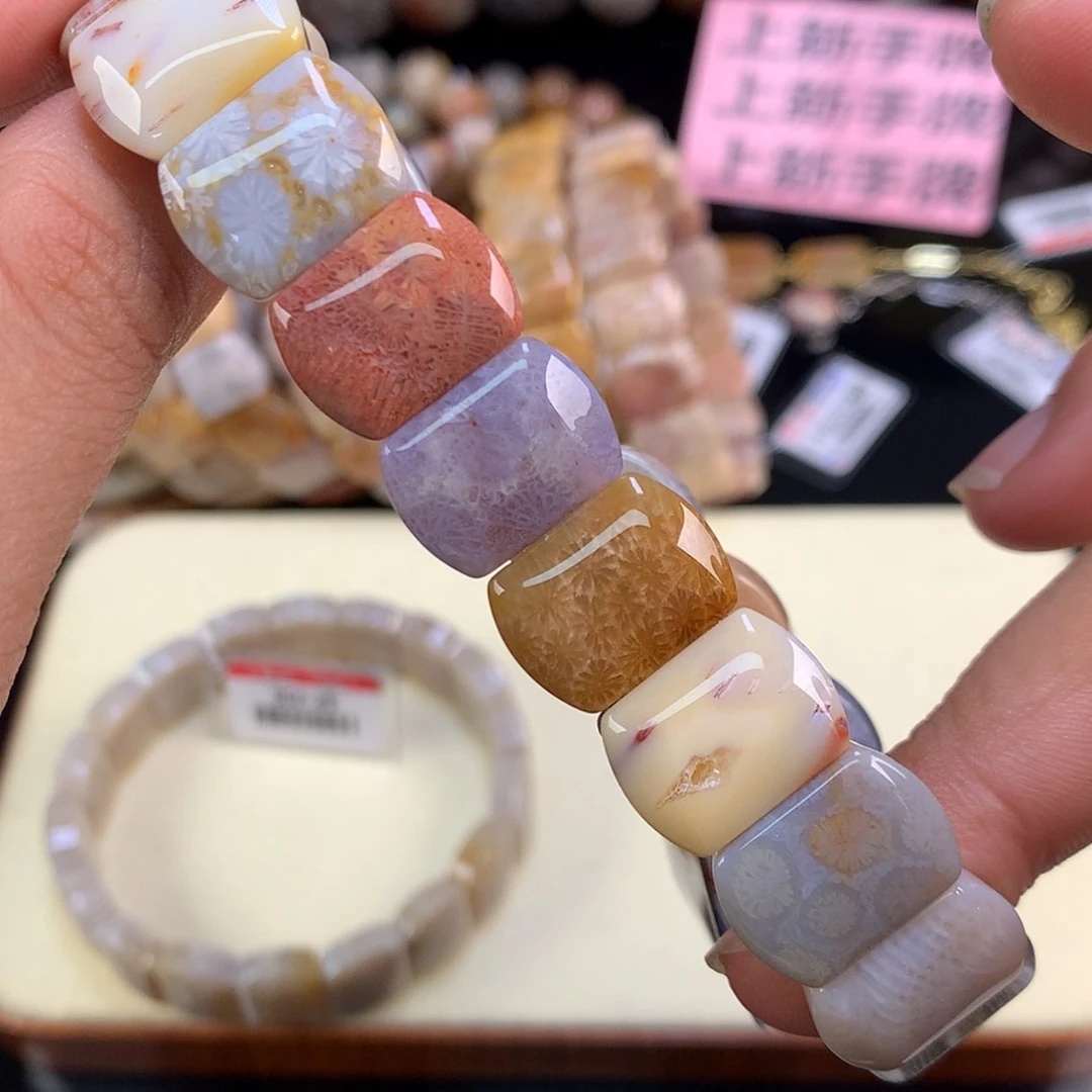 【闪购商品】颈饰未镶嵌硅化珊瑚（珊瑚玉）49号上新多宝
