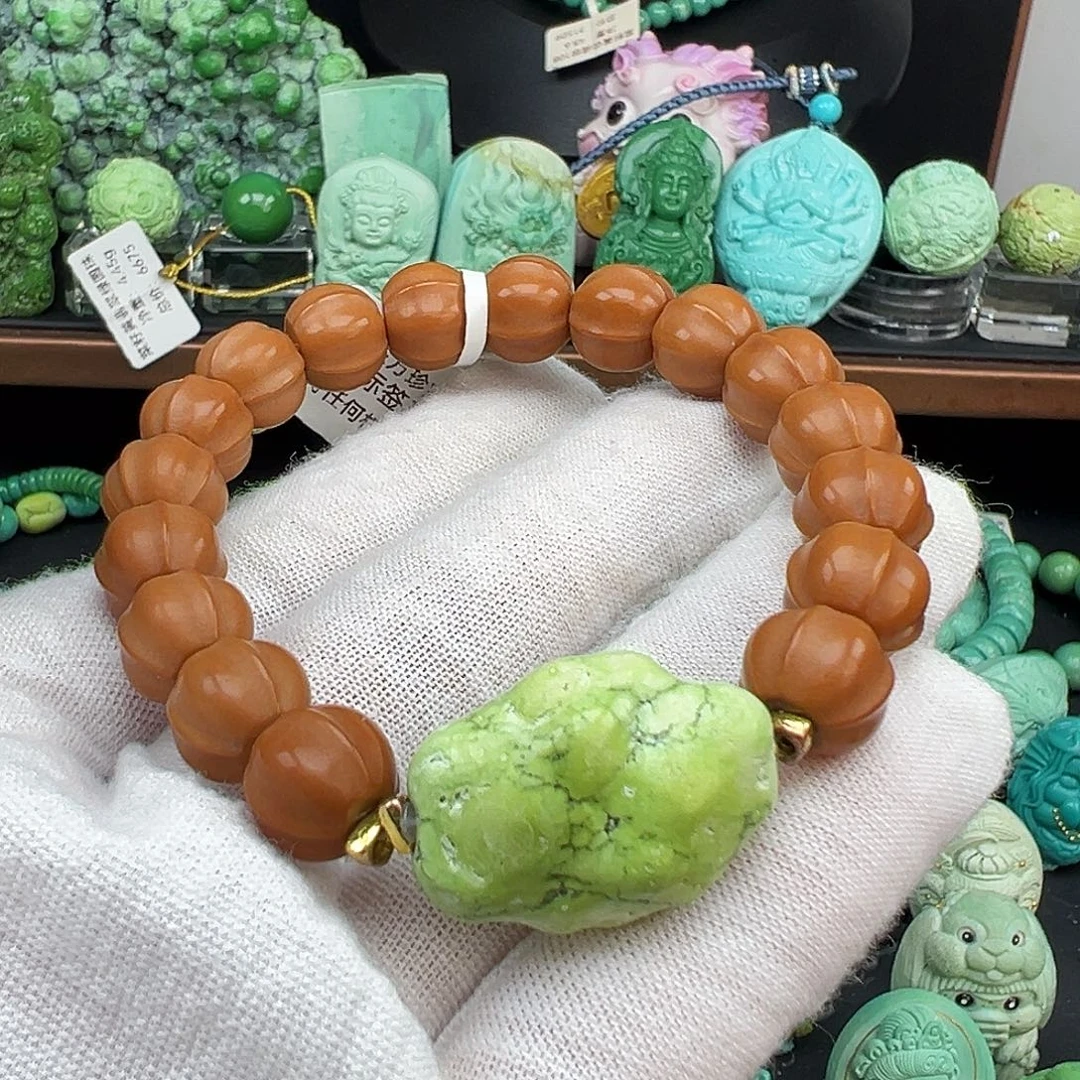 绿松石未镶嵌绿松石主播璐璐