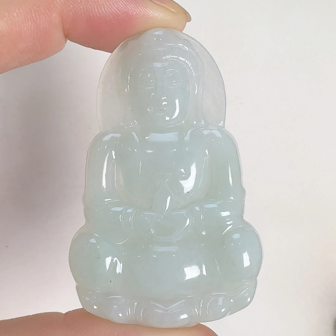 颈饰未镶嵌翡翠正装观音