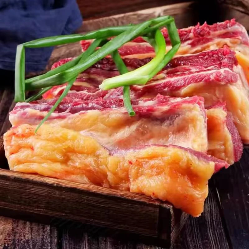 【呼伦贝尔南屯雪花牛肋条肉】天然牛无膘去骨牛肋条肉直播间称重