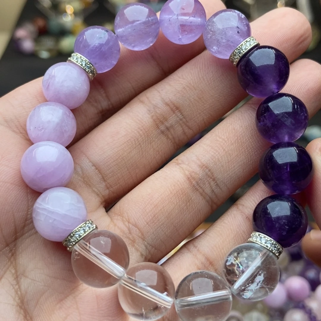 合金手链水晶紫水晶