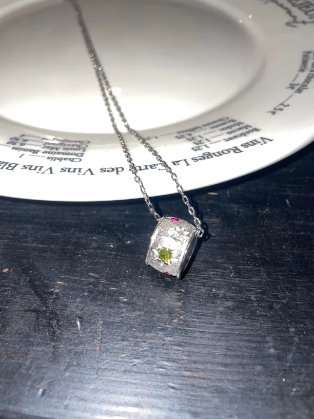 钛钢项链 欧美复古六芒星项链