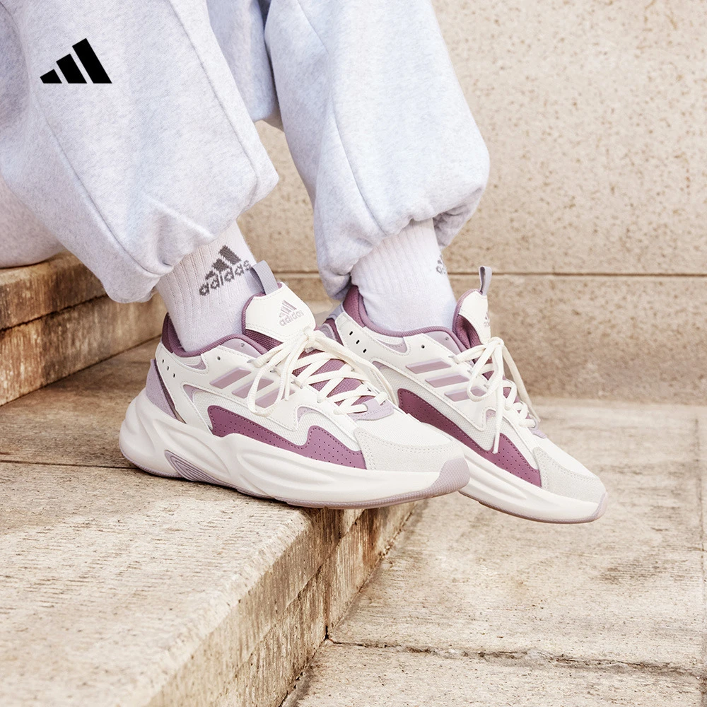 双旦礼遇阿迪达斯「波波鞋」OZWAVE休闲厚底增高老爹鞋男女JR3200