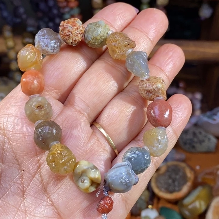 玛瑙/玉髓珠宝半成品未镶嵌