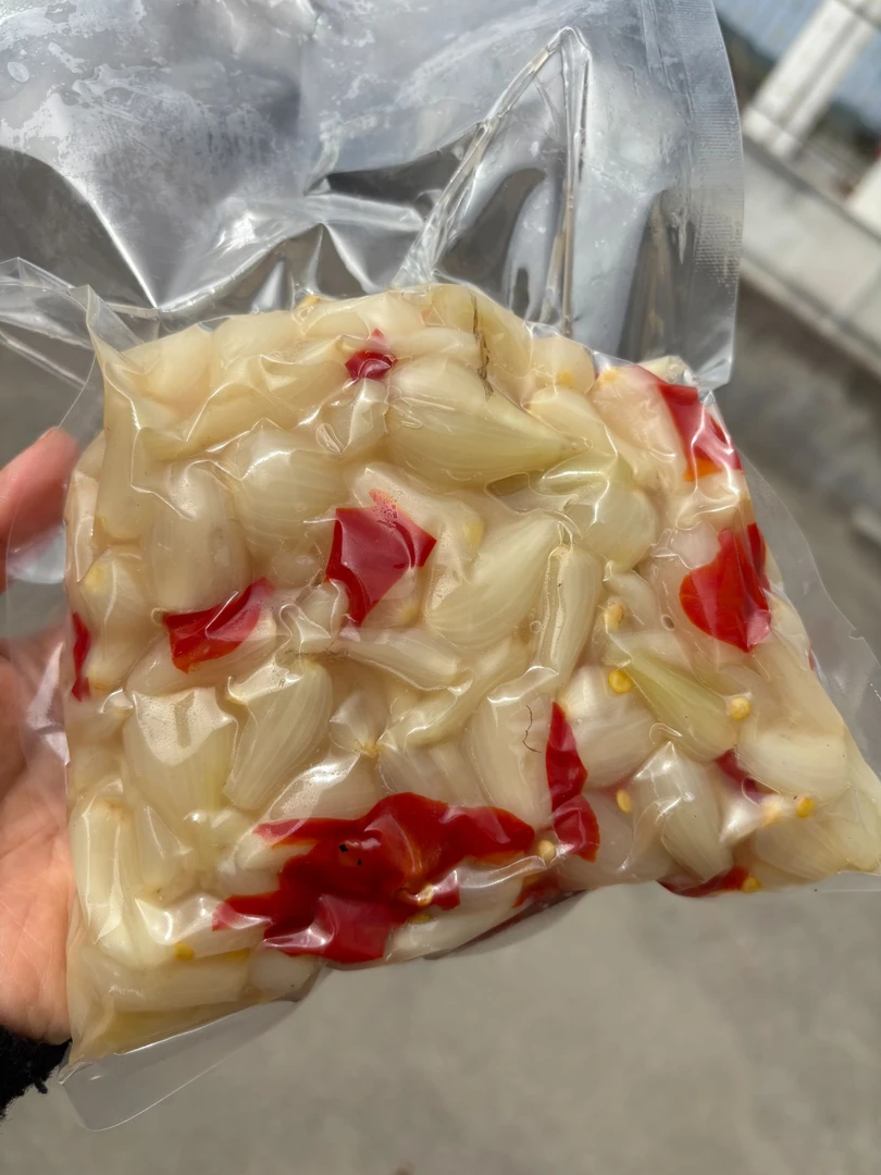 农家手工剁椒藠头水晶藠头团葱酸辣开胃即食