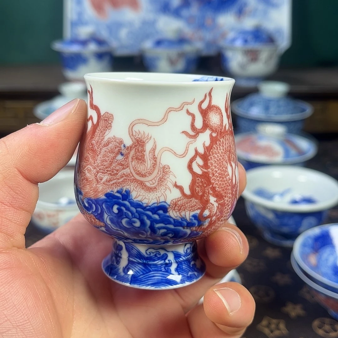 瓷片自成堂景德镇手工手绘