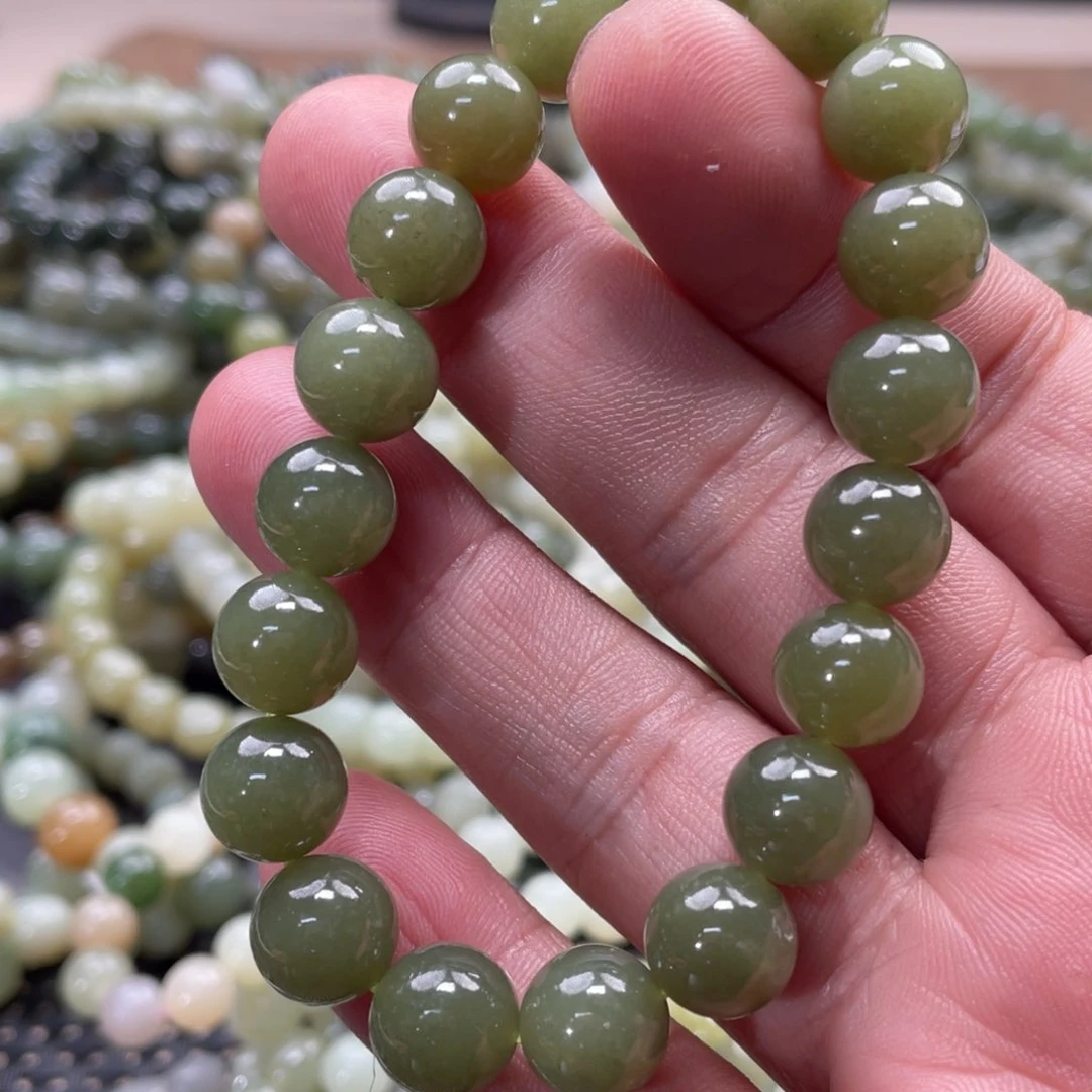 和田玉手链未镶嵌