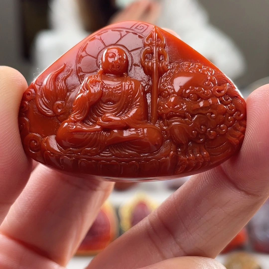 南红玛瑙未镶嵌颈饰