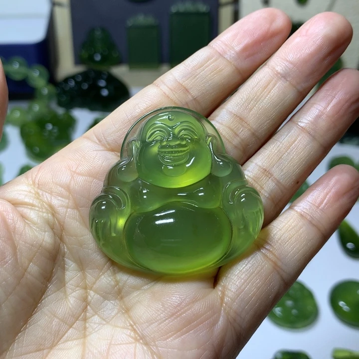 精***神岫玉未镶嵌颈饰吊坠