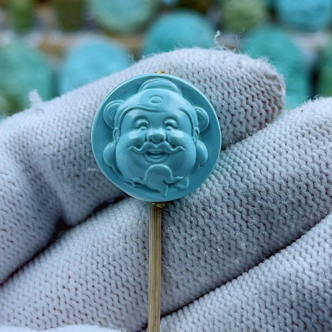 绿松石未镶嵌珠宝奇石