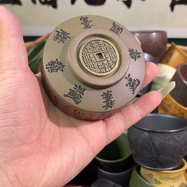 茶杯紫砂全手工紫砂主人杯