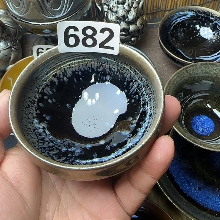 天***胡茶盏主人杯龙窑柴烧全手工