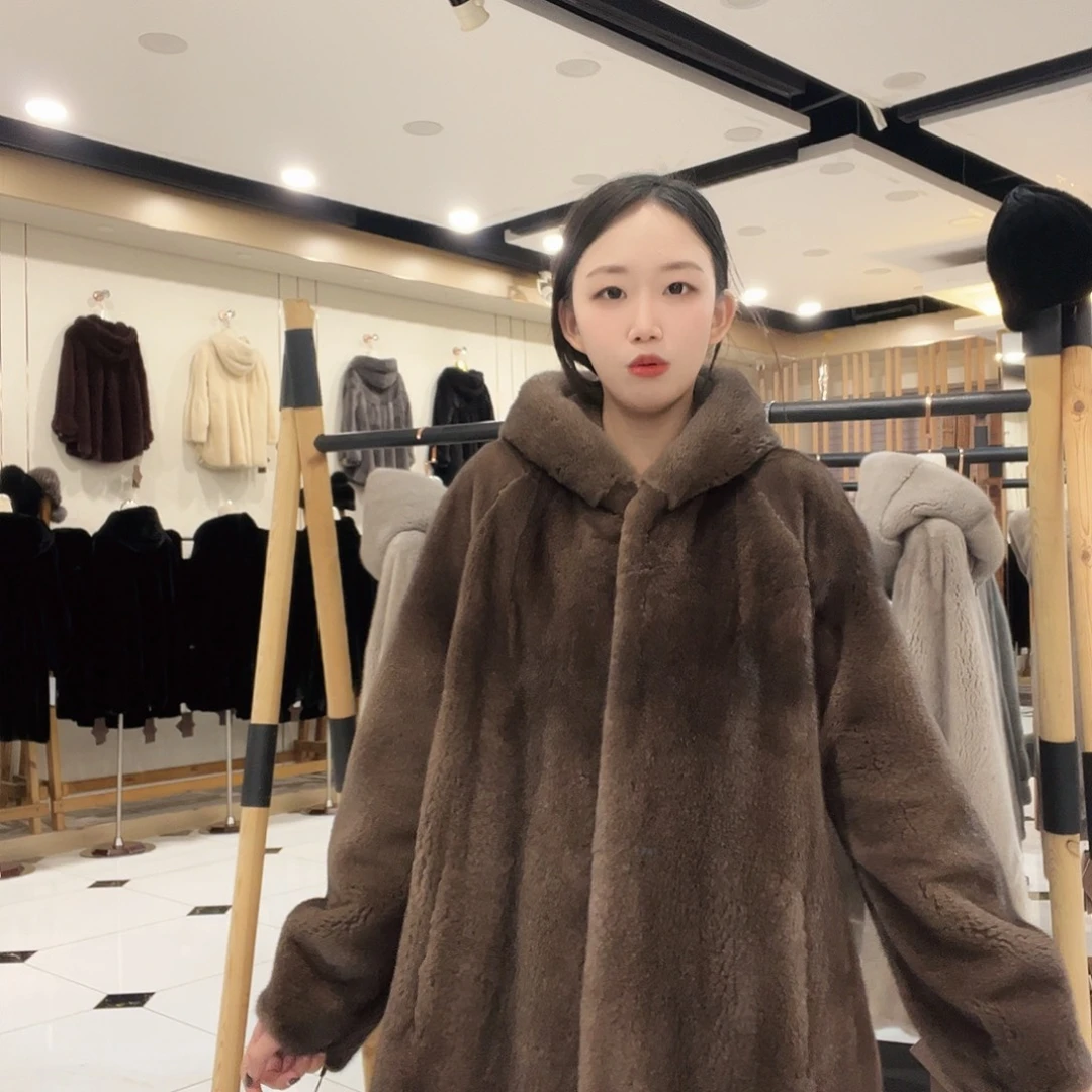 咖色帽款85长r506