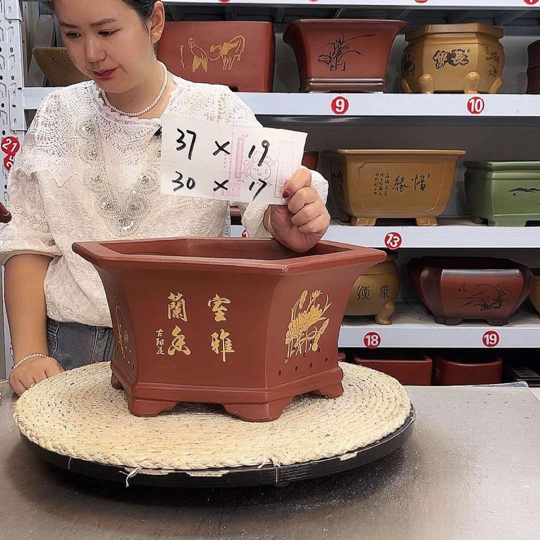 紫砂花盆紫砂花盆