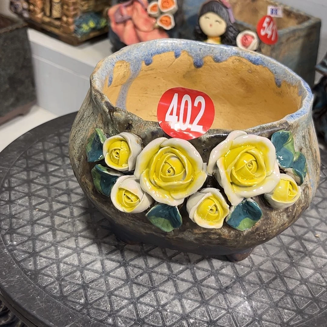 微瑕402 号陶然花器手工花盆