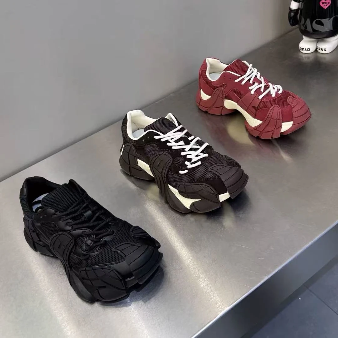 欧洲站个性八爪鱼老爹鞋女2025年秋季洋气E01