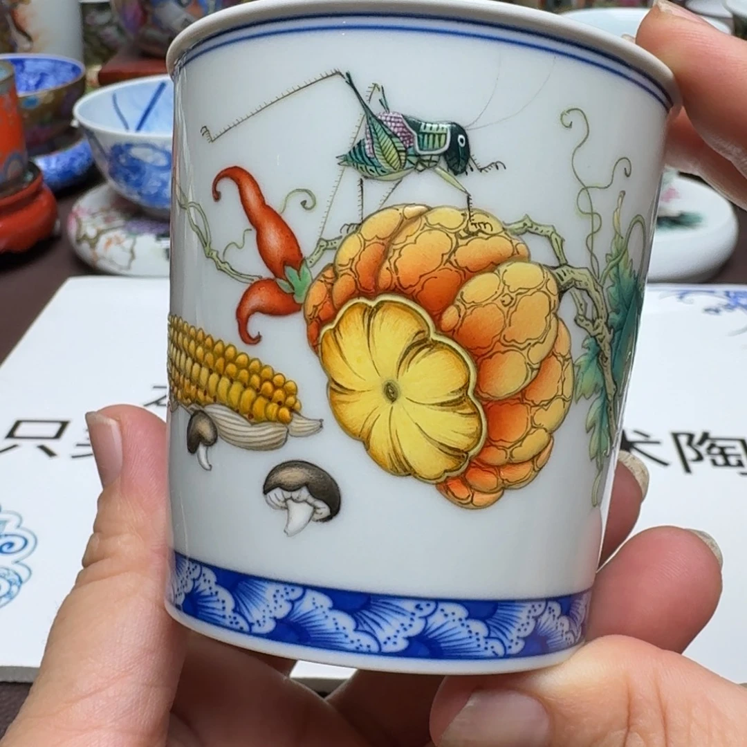 景德镇手工手绘展示