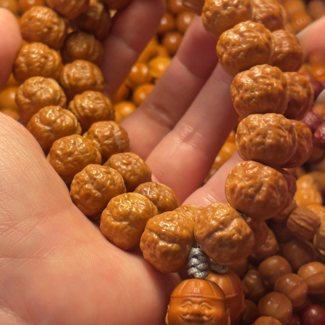 南***生吊坠猴头核桃禅宗