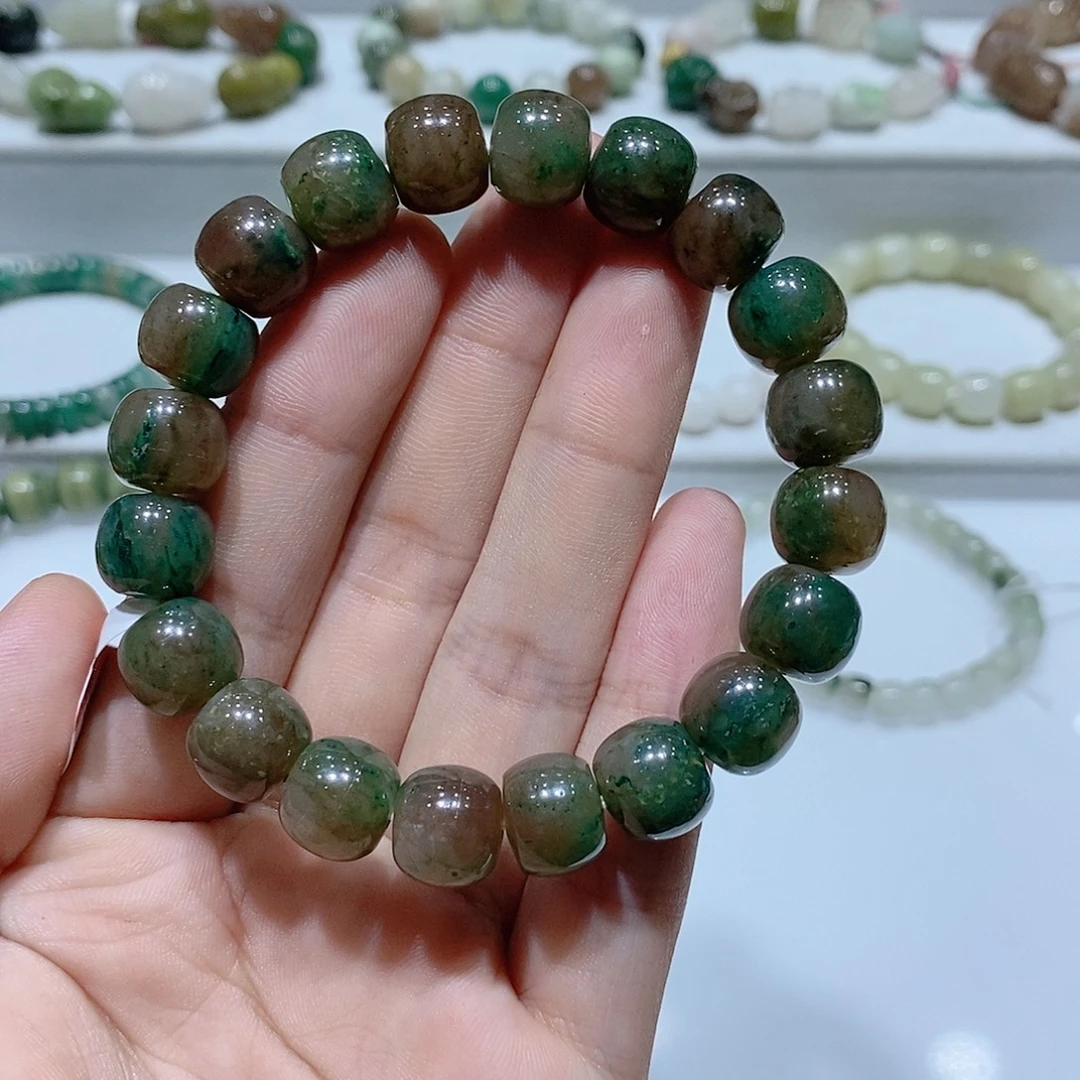 独山玉未镶嵌手串